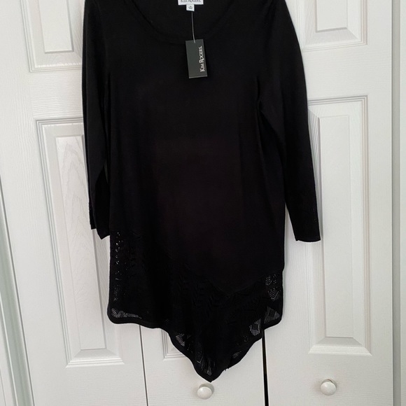 Kim Rogers Black Sweater Size M - Picture 1 of 5